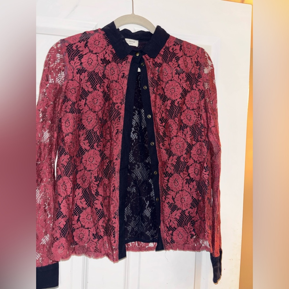 Vintage Roseanna Red Lace Garment